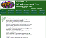 Desktop Screenshot of jacksnurseryandlandscaping.com