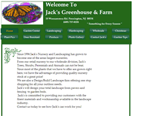 Tablet Screenshot of jacksnurseryandlandscaping.com